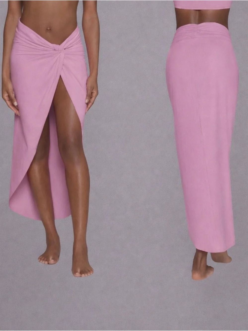 Skims recycled swim sarong skirt